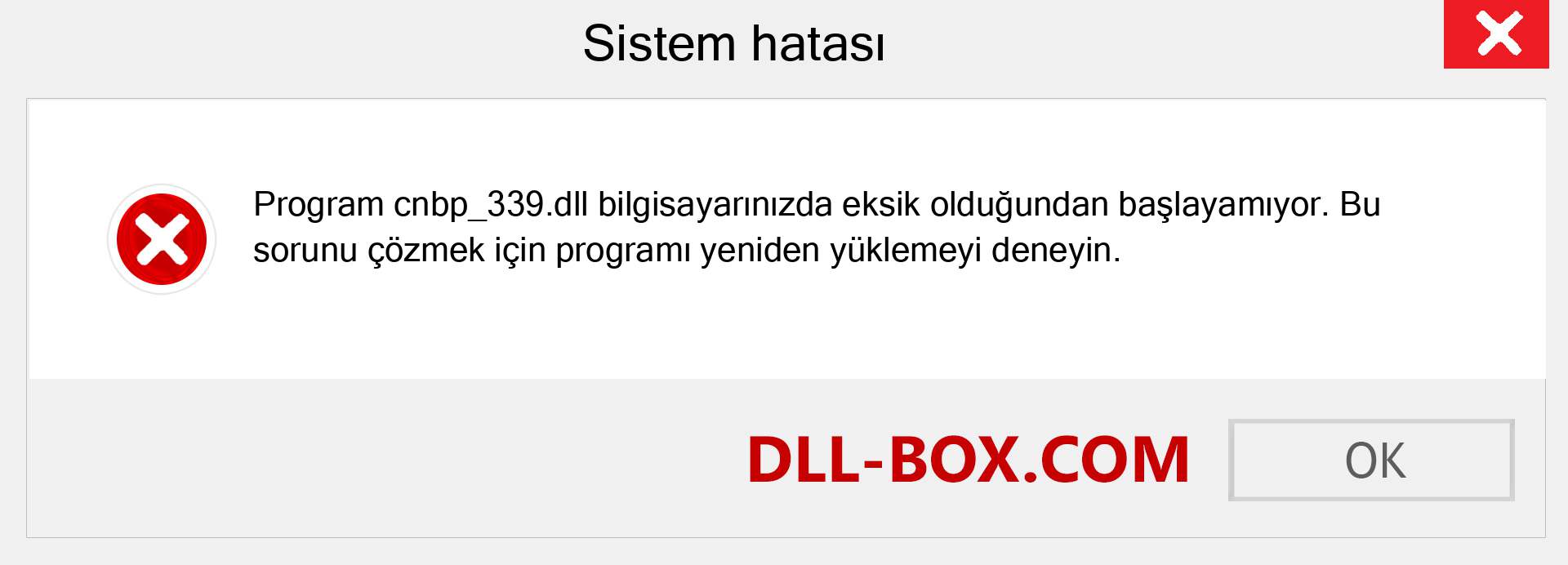 cnbp_339.dll dosyası eksik mi? Windows 7, 8, 10 için İndirin - Windows'ta cnbp_339 dll Eksik Hatasını Düzeltin, fotoğraflar, resimler